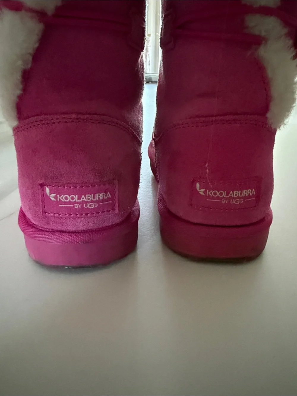 Kookaburra by UGG girls, pink boots size 3